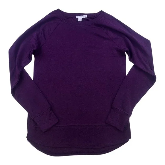 Threads 4 Thought Plum Fleece Lined Crewneck Sweatshirt XS NWT - Picture 12 of 16